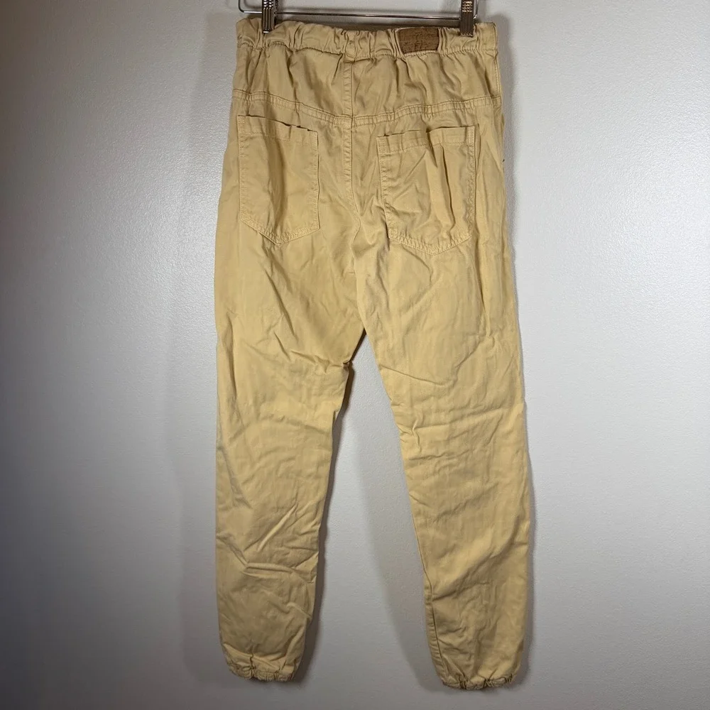 Offcorss Boys Tan‎ Khaki Jogger Pants Lined Cotton Elastic Waist Size 16 5126585